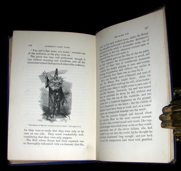 1895 Rare Victorian Book -  Hans Christian Andersen's FAIRY TALES and Stories illustrated