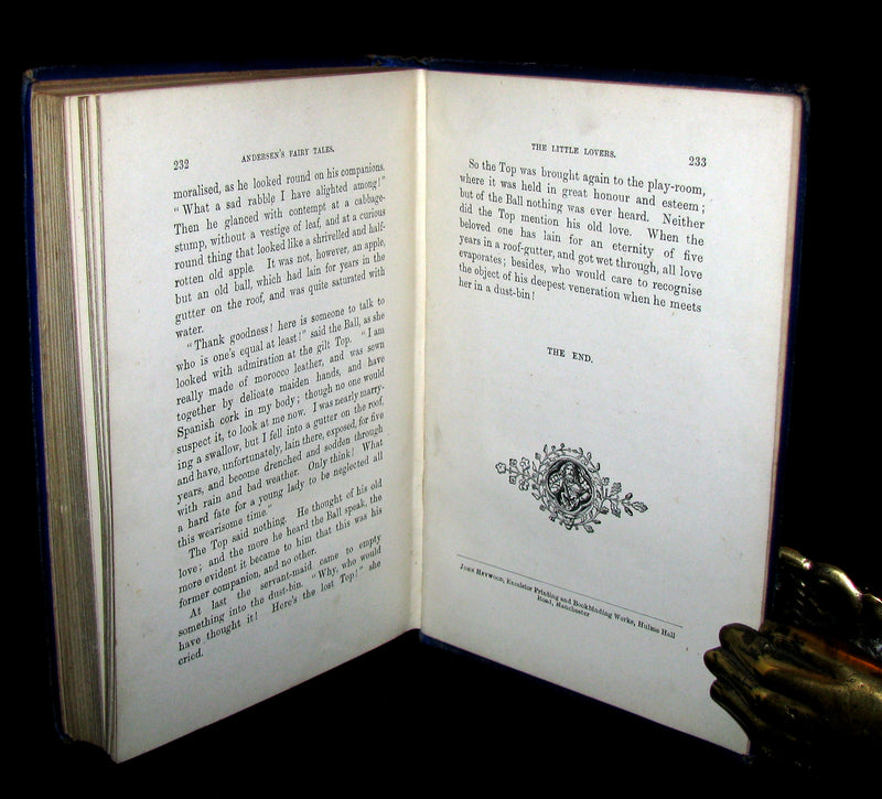 1895 Rare Victorian Book -  Hans Christian Andersen's FAIRY TALES and Stories illustrated