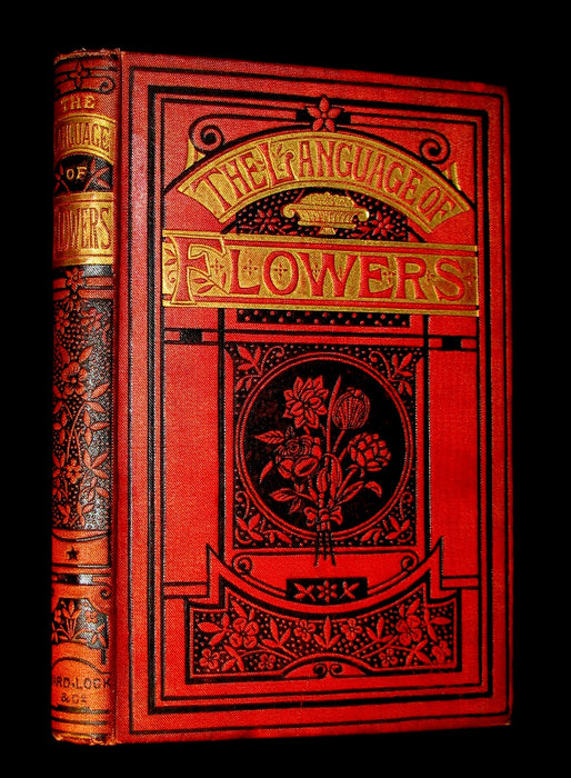 1880 Rare Floriography Book ~ The Language of Flowers with a Complete vocabulary