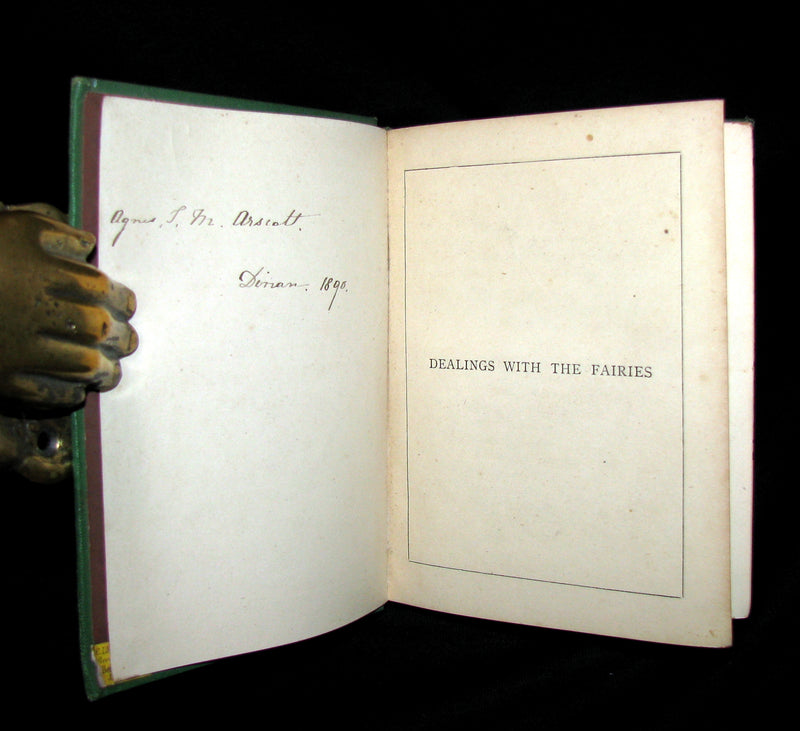 1868 Scarce Book - DEALINGS WITH THE FAIRIES by George Macdonald Illustrated by Arthur Hughes.
