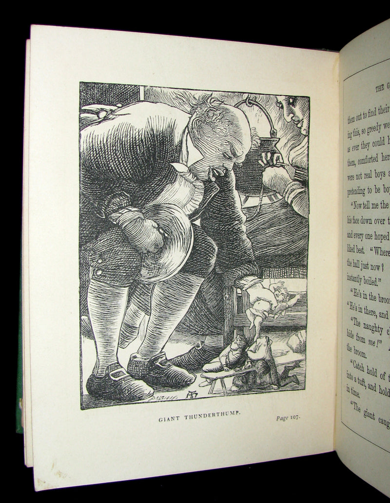 1868 Scarce Book - DEALINGS WITH THE FAIRIES by George Macdonald Illustrated by Arthur Hughes.
