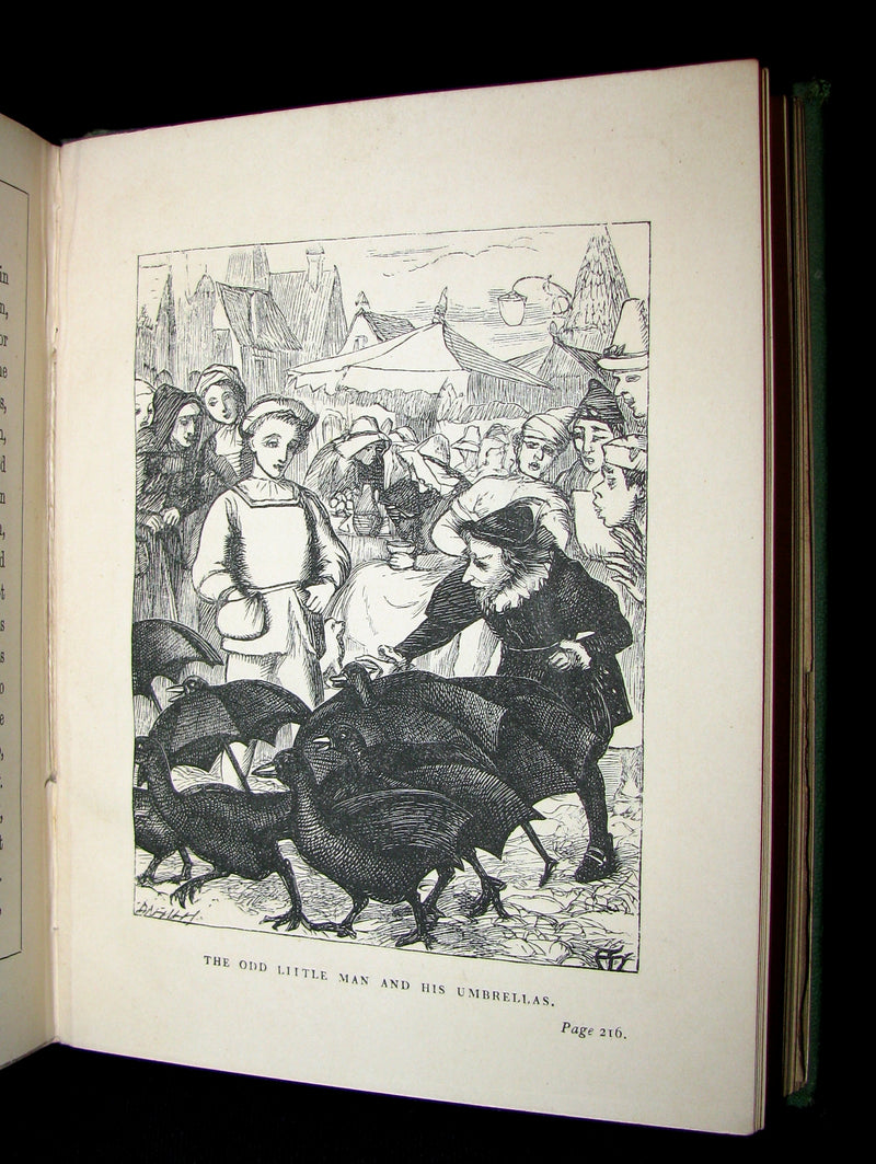 1868 Scarce Book - DEALINGS WITH THE FAIRIES by George Macdonald Illustrated by Arthur Hughes.