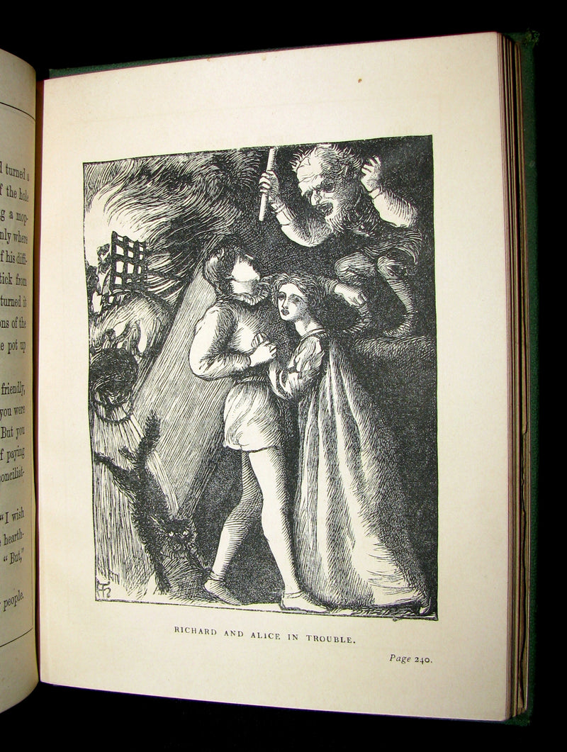 1868 Scarce Book - DEALINGS WITH THE FAIRIES by George Macdonald Illustrated by Arthur Hughes.