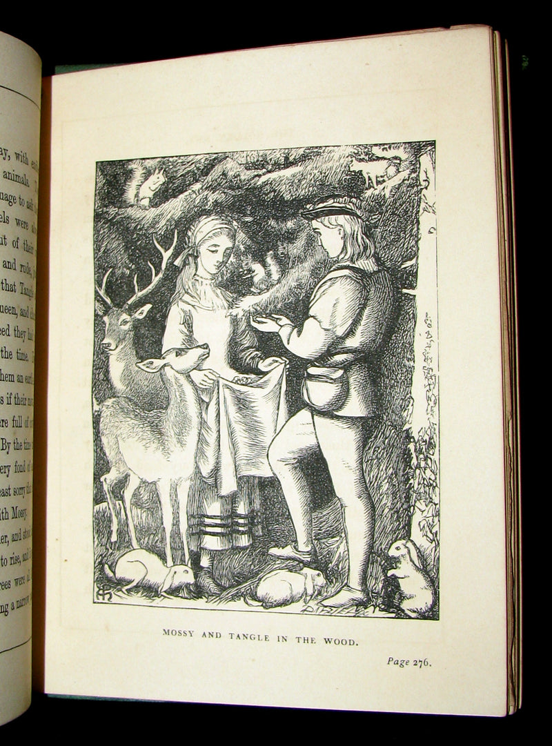 1868 Scarce Book - DEALINGS WITH THE FAIRIES by George Macdonald Illustrated by Arthur Hughes.