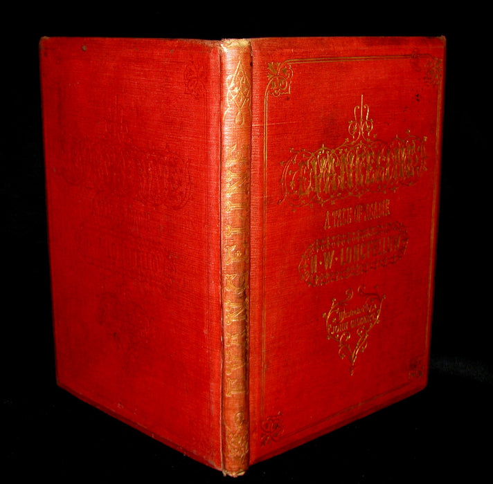 1856 Rare Victorian Book - Evangeline  A tale of Acadie by Henry Wadsworth Longfellow.