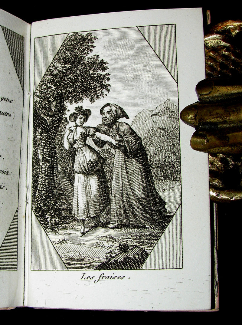 1819 Scarce French Book - TRESOR DE L'AMOUR - Almanac and Song book.