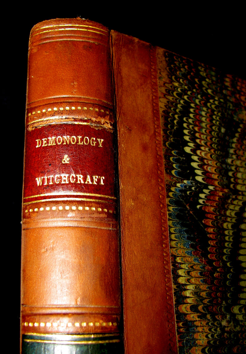 1831 Rare Book - Letters on Demonology & Witchcraft - WITCHES & FAIRIES - Walter Scott