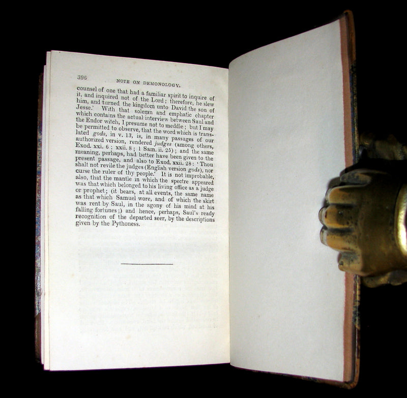 1831 Rare Book - Letters on Demonology & Witchcraft - WITCHES & FAIRIES - Walter Scott