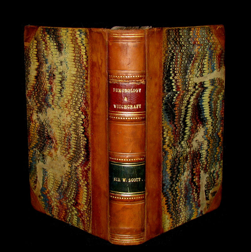 1831 Rare Book - Letters on Demonology & Witchcraft - WITCHES & FAIRIES - Walter Scott