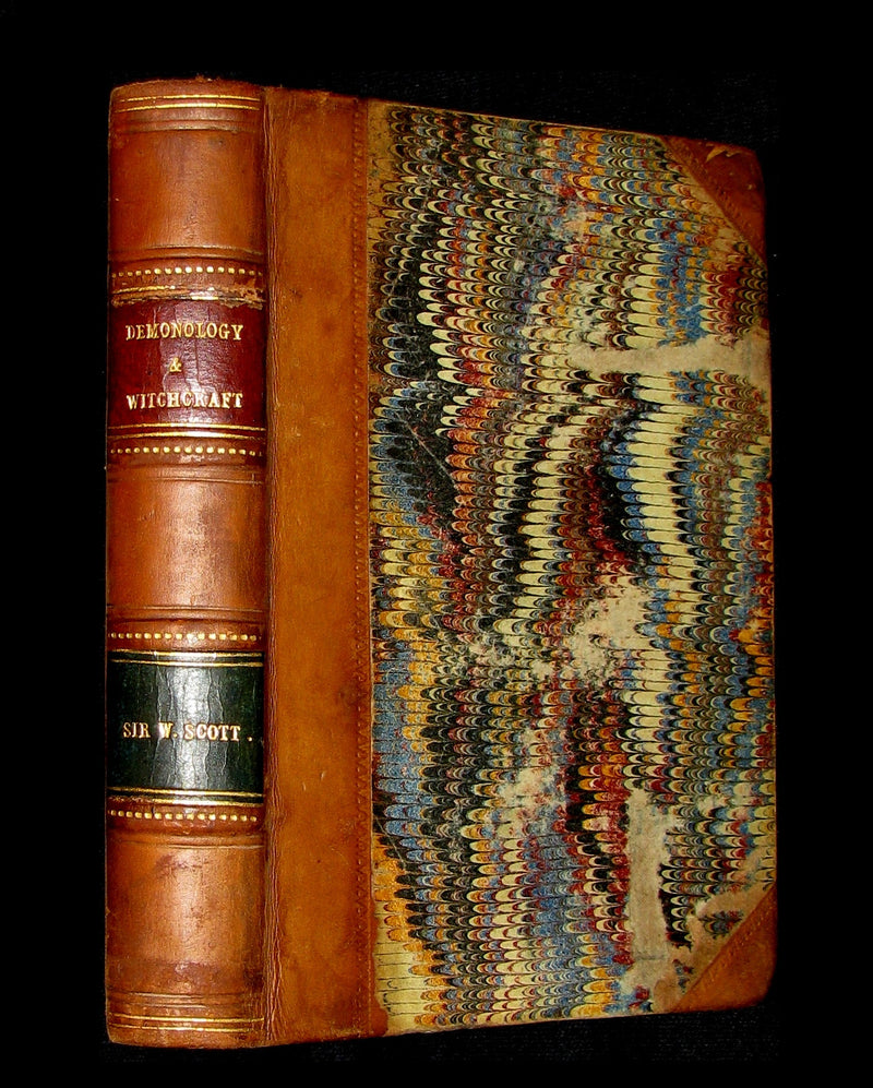 1831 Rare Book - Letters on Demonology & Witchcraft - WITCHES & FAIRIES - Walter Scott