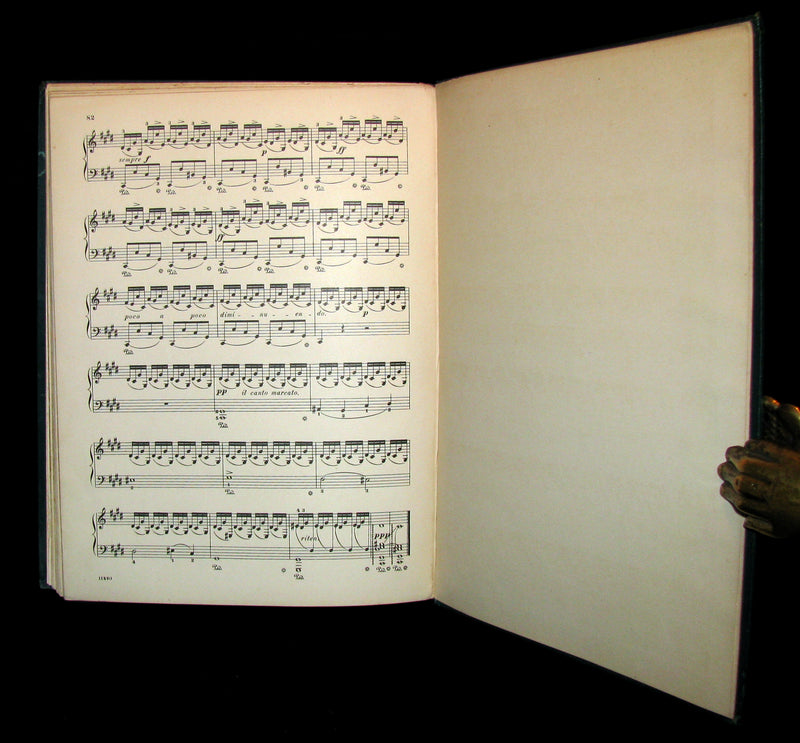 1894 Rare Victorian edition of Frederic CHOPIN Ballades & Impromptus  - Music scores