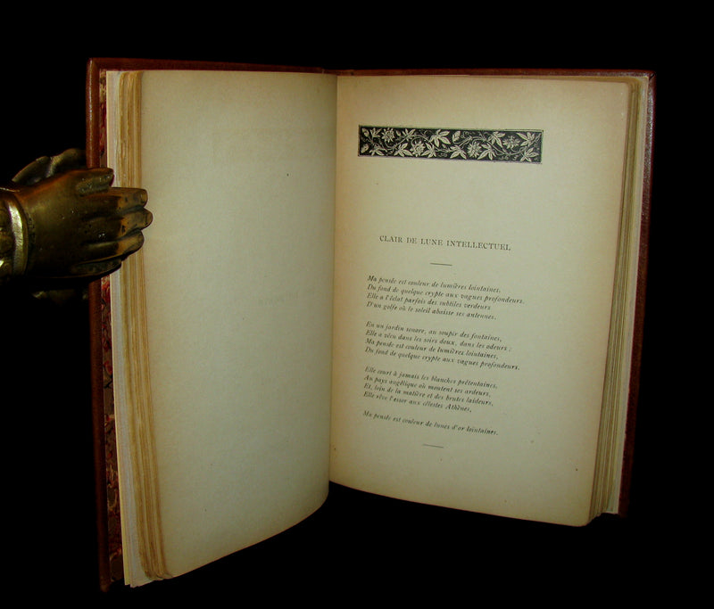 1903 Scarce French Book - Émile NELLIGAN et son Oeuvre (DANTIN, Louis) FIRST EDITION