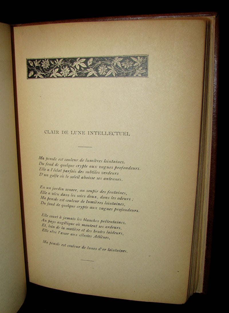 1903 Scarce French Book - Émile NELLIGAN et son Oeuvre (DANTIN, Louis) FIRST EDITION