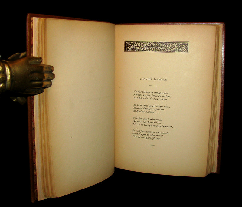 1903 Scarce French Book - Émile NELLIGAN et son Oeuvre (DANTIN, Louis) FIRST EDITION