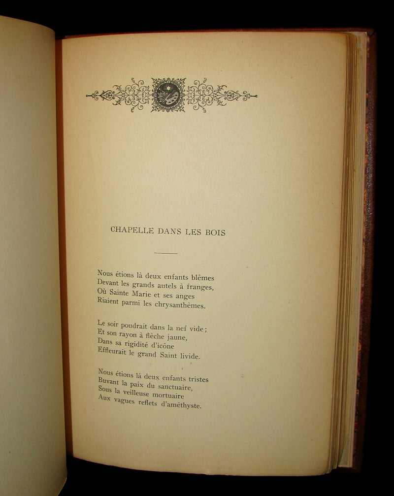 1903 Scarce French Book - Émile NELLIGAN et son Oeuvre (DANTIN, Louis) FIRST EDITION