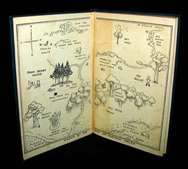 1926  First UK Edition - A. A. Milne & Ernest H. Shepard -  WINNIE-THE-POOH