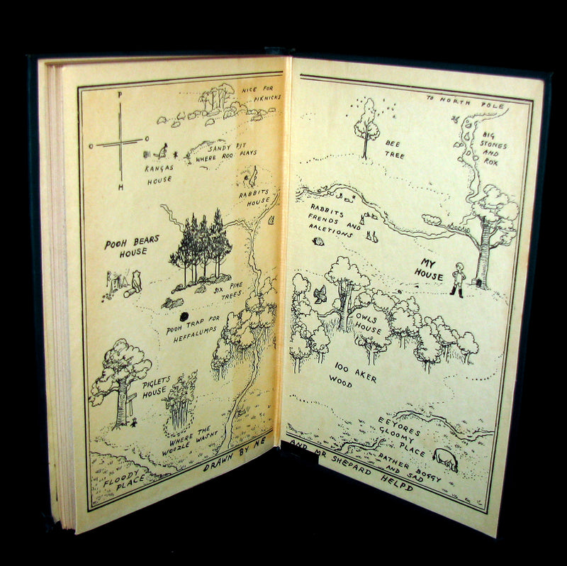 1926  First UK Edition - A. A. Milne & Ernest H. Shepard -  WINNIE-THE-POOH