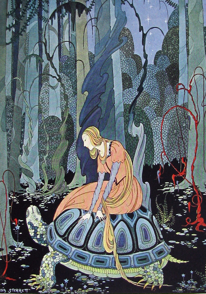 1920 - Old French Fairy Tales by Comtesse DeSegur illustrated by Virginia Frances Sterrett