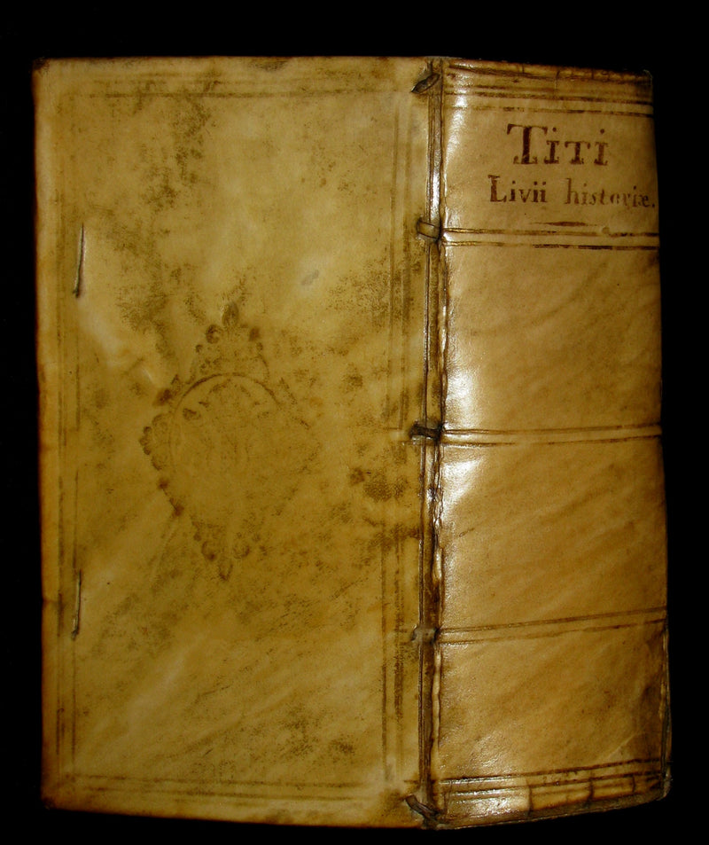 1633 Rare Latin Vellum Book - Titus Livius - Titi Livii Patavini historiarvm libri. Rome History.