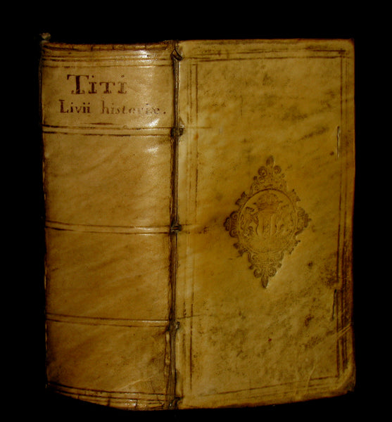 1633 Rare Latin Vellum Book - Titus Livius - Titi Livii Patavini historiarvm libri. Rome History.