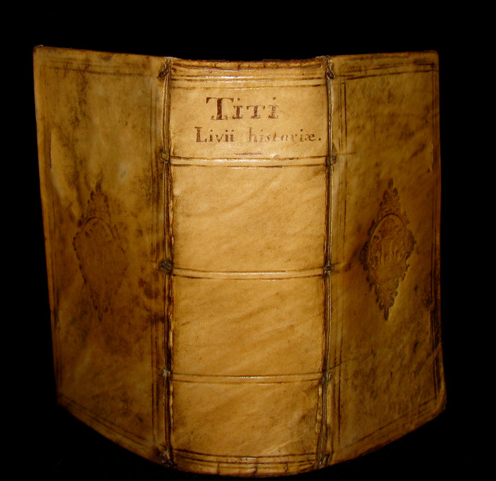 1633 Rare Latin Vellum Book - Titus Livius - Titi Livii Patavini historiarvm libri. Rome History.