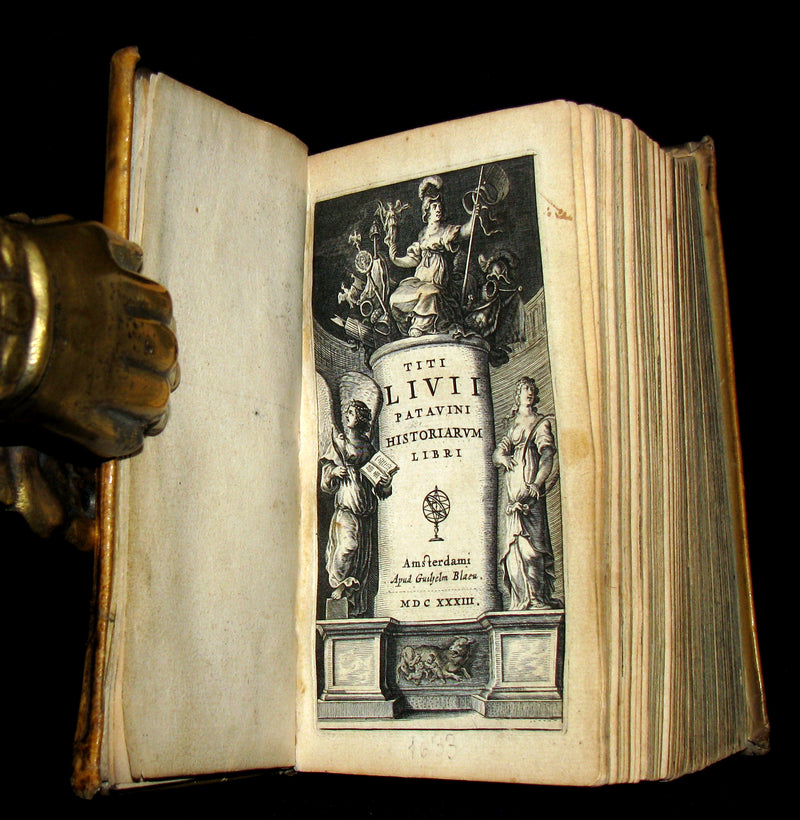 1633 Rare Latin Vellum Book - Titus Livius - Titi Livii Patavini historiarvm libri. Rome History.