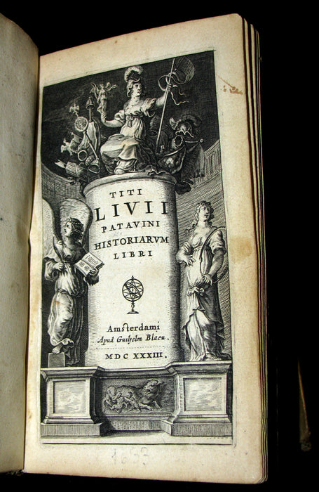 1633 Rare Latin Vellum Book - Titus Livius - Titi Livii Patavini historiarvm libri. Rome History.