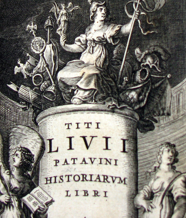 1633 Rare Latin Vellum Book - Titus Livius - Titi Livii Patavini historiarvm libri. Rome History.