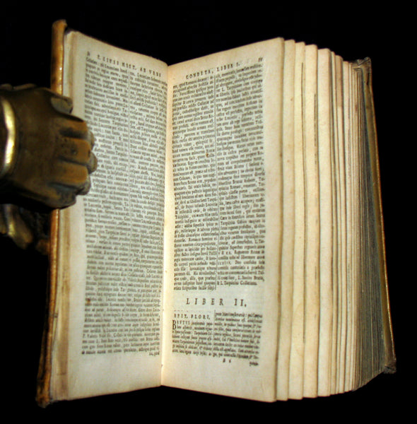 1633 Rare Latin Vellum Book - Titus Livius - Titi Livii Patavini historiarvm libri. Rome History.