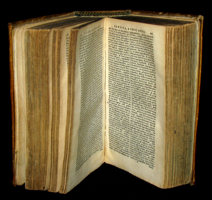 1633 Rare Latin Vellum Book - Titus Livius - Titi Livii Patavini historiarvm libri. Rome History.