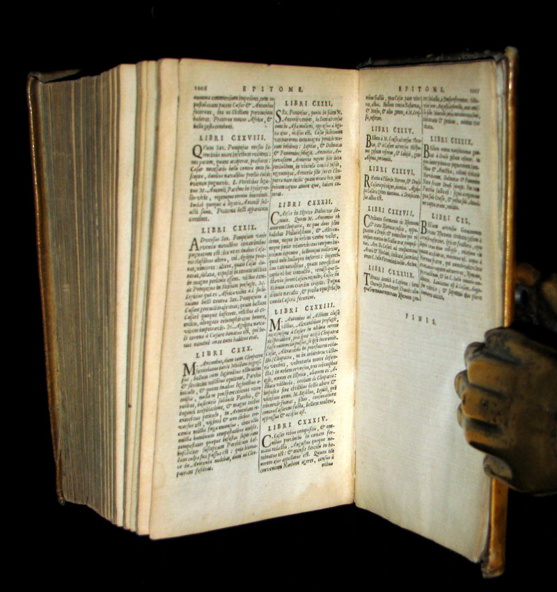 1633 Rare Latin Vellum Book - Titus Livius - Titi Livii Patavini historiarvm libri. Rome History.