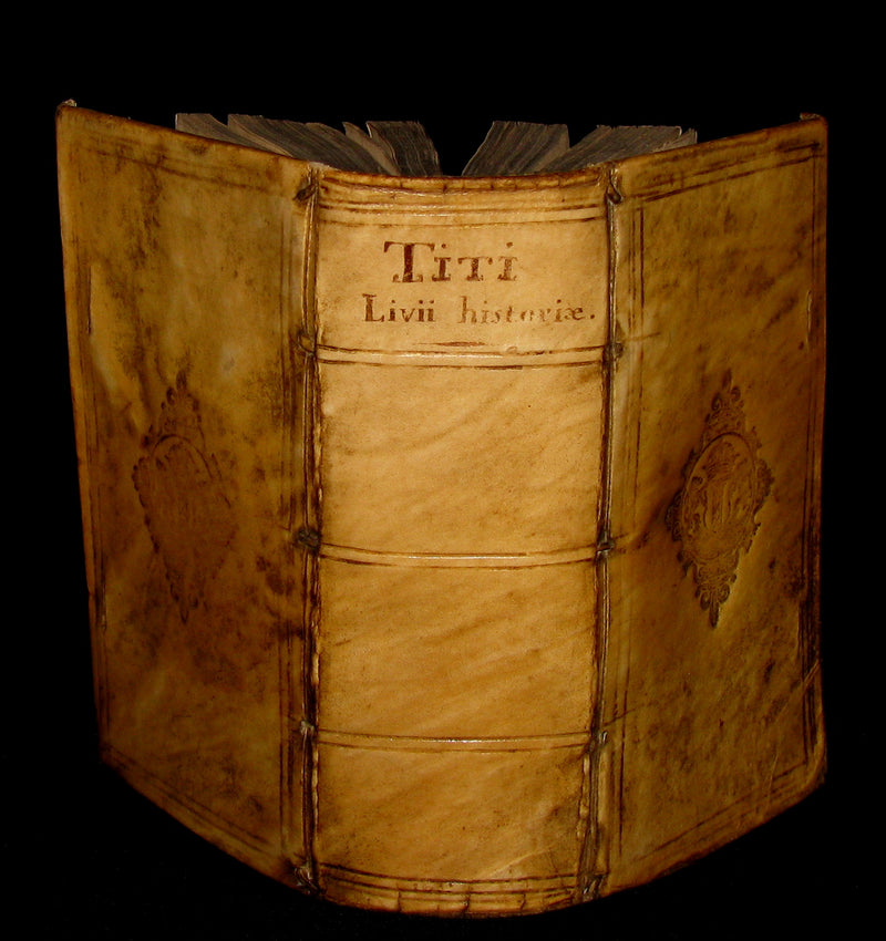 1633 Rare Latin Vellum Book - Titus Livius - Titi Livii Patavini historiarvm libri. Rome History.