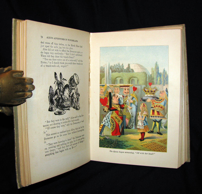 1900 Rare edition - Alice's Adventures in Wonderland & Through the Looking-Glass by Lewis Carroll