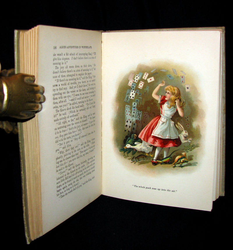 1900 Rare edition - Alice's Adventures in Wonderland & Through the Looking-Glass by Lewis Carroll