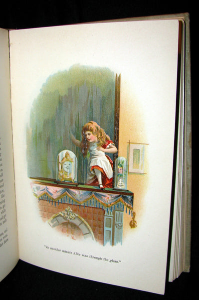 1900 Rare edition - Alice's Adventures in Wonderland & Through the Looking-Glass by Lewis Carroll