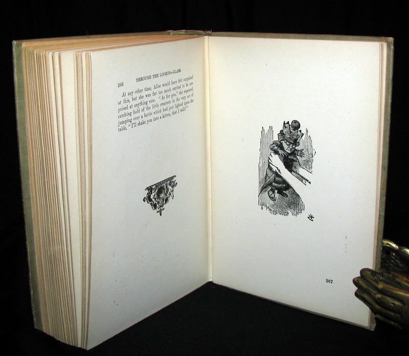 1900 Rare edition - Alice's Adventures in Wonderland & Through the Looking-Glass by Lewis Carroll