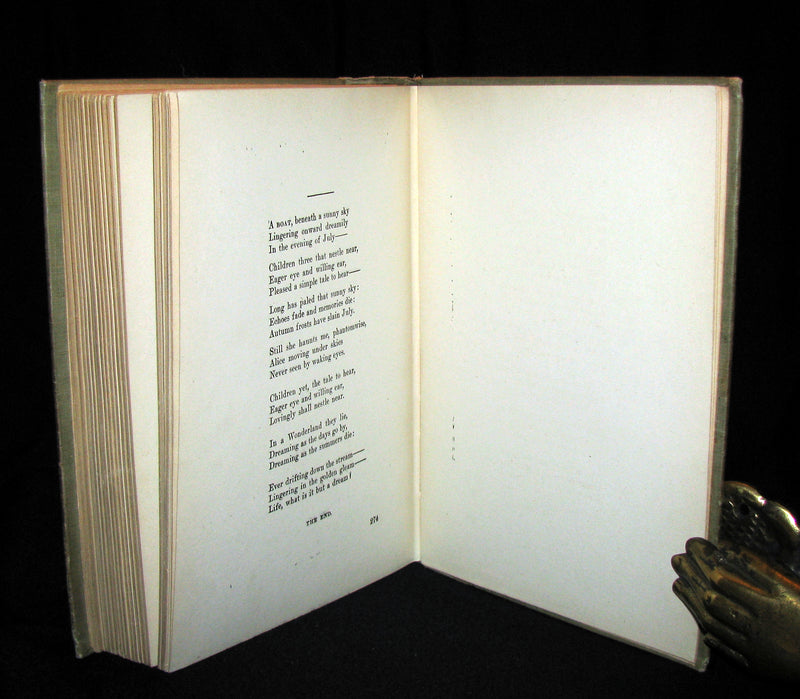 1900 Rare edition - Alice's Adventures in Wonderland & Through the Looking-Glass by Lewis Carroll