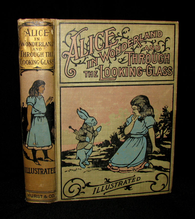 1900 Rare edition - Alice's Adventures in Wonderland & Through the Looking-Glass by Lewis Carroll
