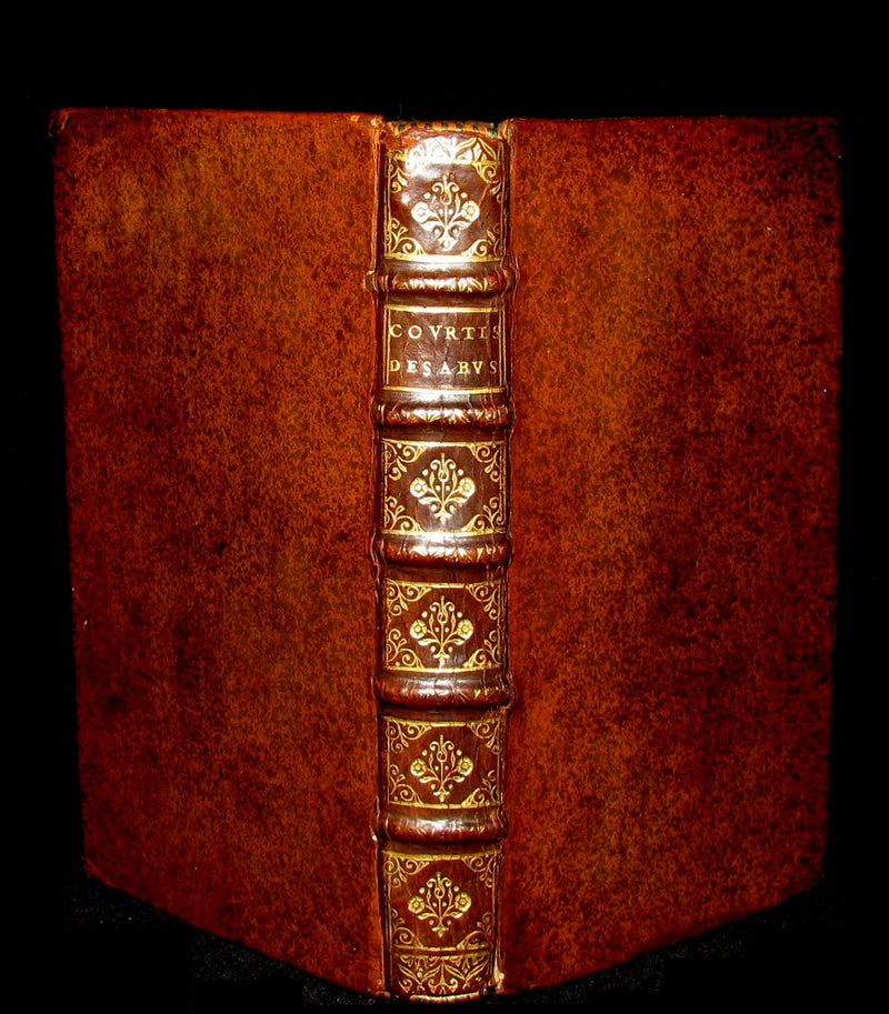 1688 Rare French Book - The desabused courtier, or the Thoughts of a Gentleman who has spent most of his life at Court & in War.