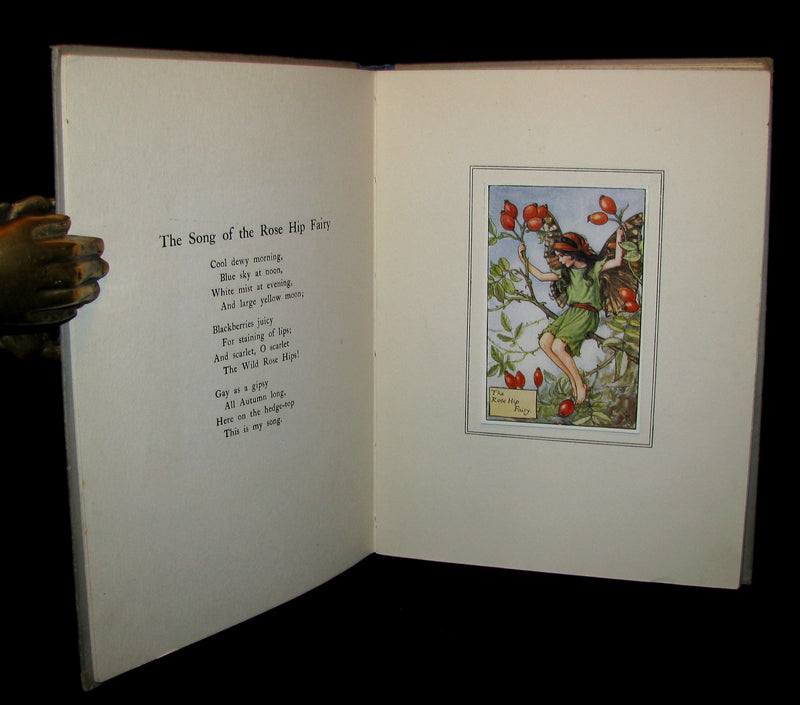 1927 First Edition - Cicely Mary Barker - Autumn Songs with Music from "Flower Fairies of the Autumn"
