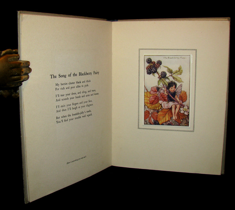 1927 First Edition - Cicely Mary Barker - Autumn Songs with Music from "Flower Fairies of the Autumn"