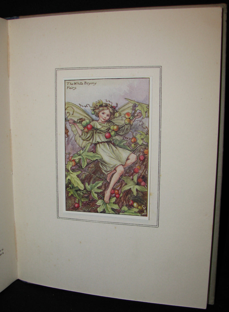 1927 First Edition - Cicely Mary Barker - Autumn Songs with Music from "Flower Fairies of the Autumn"