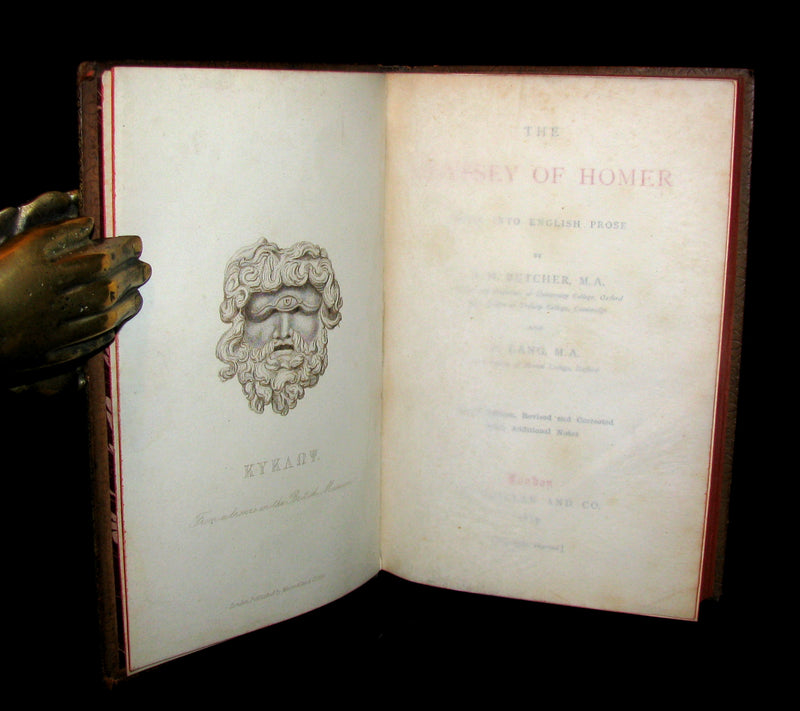 1879 Rare Book - The Odyssey of Homer translated by Andrew Lang