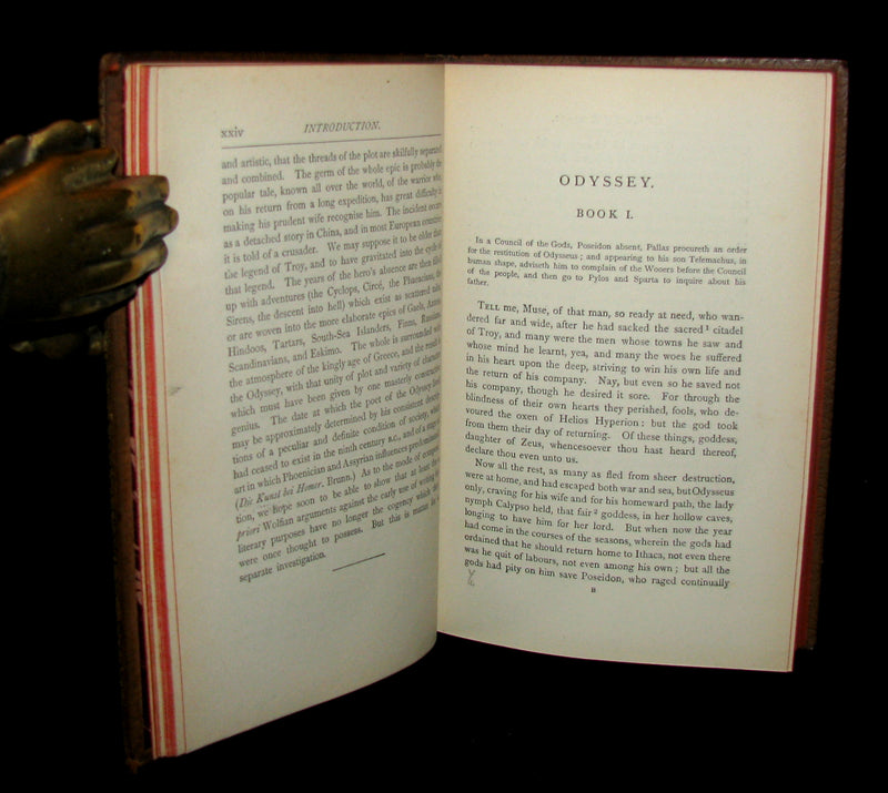 1879 Rare Book - The Odyssey of Homer translated by Andrew Lang