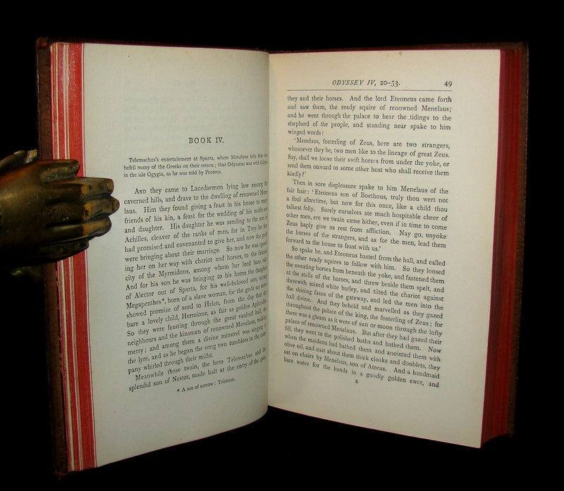 1879 Rare Book - The Odyssey of Homer translated by Andrew Lang