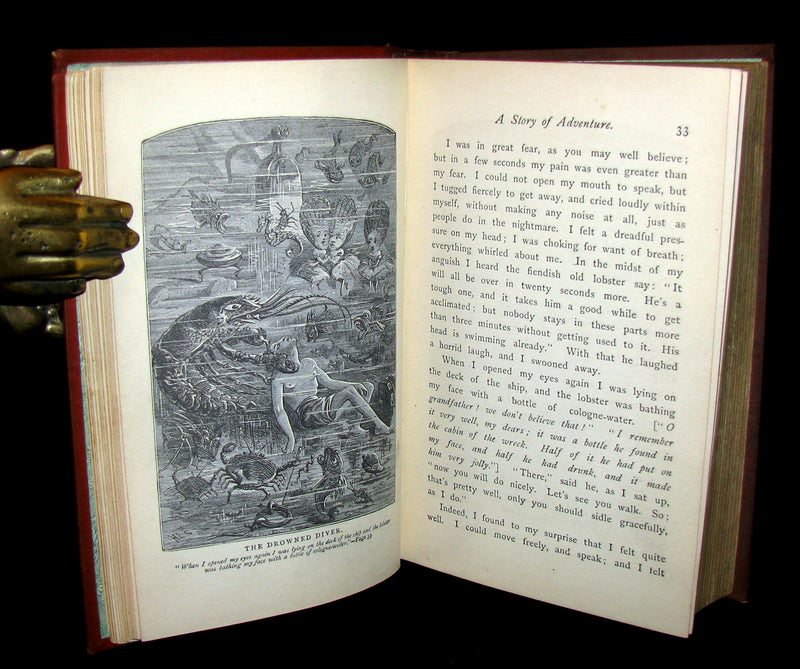 1880 Rare Victorian Book ~ Treasures from FAIRY LAND by Raymond and Greenwood.