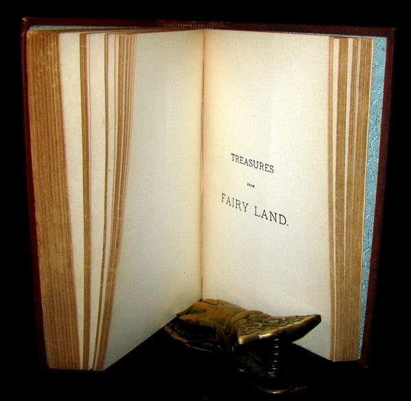 1880 Rare Victorian Book ~ Treasures from FAIRY LAND by Raymond and Greenwood.