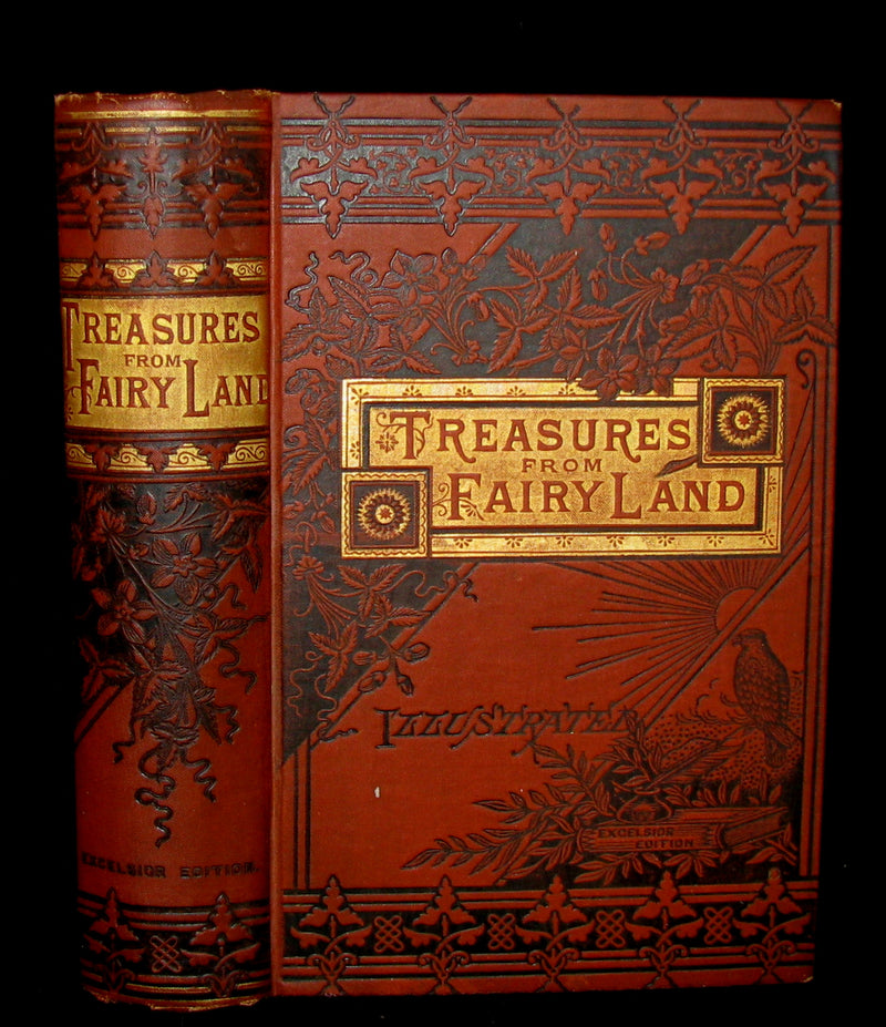 1880 Rare Victorian Book ~ Treasures from FAIRY LAND by Raymond and Greenwood.
