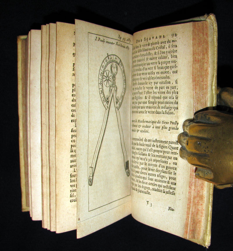 1686 Rare French Book - Scientists' Journal for year 1685 - lunar eclipse & various subjects