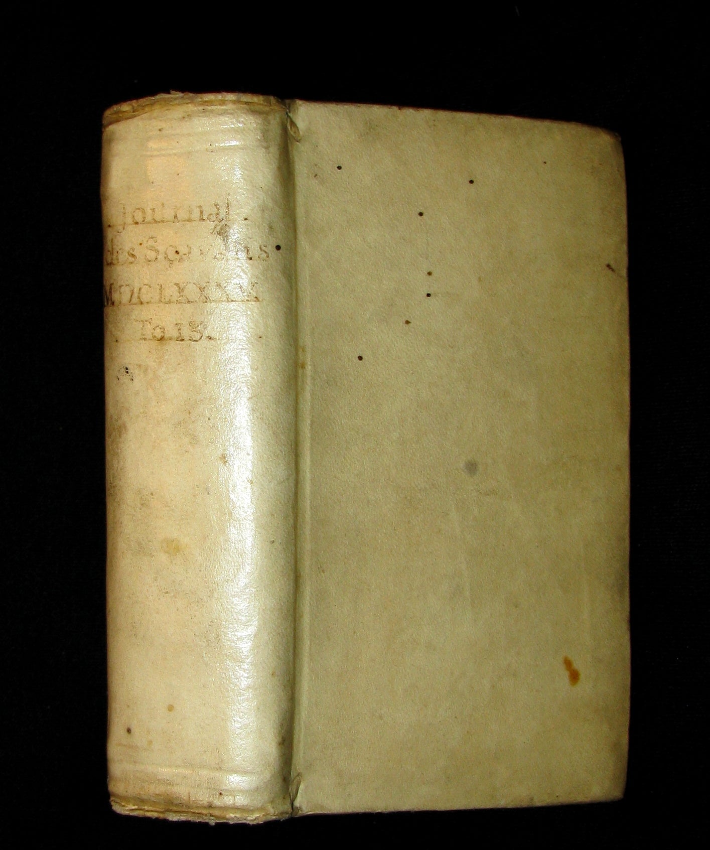 1686 Rare French Book - Scientists' Journal for year 1685 - lunar eclipse & various subjects